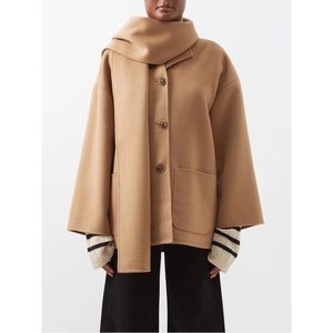 Toteme Camel Scarf Jacket